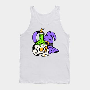 Skull wizard Tank Top